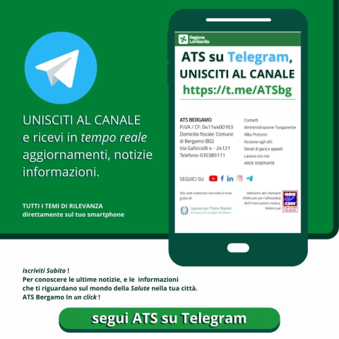 ATS Bergamo - canale TELEGRAM
